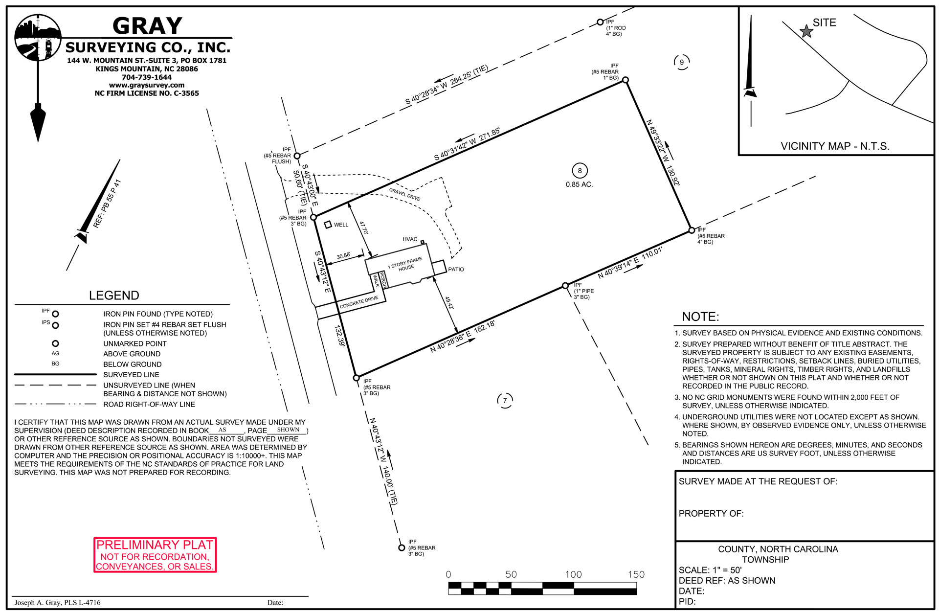 Lot Surveys Gray Surveying